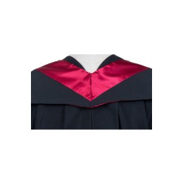 個人設計恆生大學學士翻譯與外語學院畢業袍  黑色正方畢業帽 粉色帽穗v領披肩 學士畢業袍製衣廠  恆大 畢業袍 DA184 個人設計恆生大學學士翻譯與外語學院畢業袍  黑色正方畢業帽 粉色帽穗v領披肩 學士畢業袍製衣廠  恆大 畢業袍 DA184